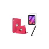 Corcishop Apple İpad Mini 6 2021 Kılıf A2567 A2568 A2569 Uyumlu 360° Dönerli Tablet Kılıfı 3Lü Set