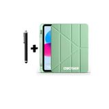 Corcishop Apple İpad Mini 6 8.3 İnç 2021 Kılıf Kalem Bölmeli Farklı Stand Arkası Yumuşak Silikon + Kalem