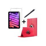 Corcishop Apple Ipad Mini 6 Uyumlu 8.3" (Mk7m3tu/A) Dönebilen Tablet Kılıfı Ekran Koruyucu Kalem Seti