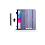 Corcishop Apple İpad Pro 5.Nesil 12.9 2021 Kılıf Kalem Bölmeli Farklı Stand Arkası Yumuşak Silikon + Kalem