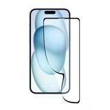 Corcishop Apple İphone 15 Plus Tam Kaplayan Fiber Nano Ekran Koruyucu Cam