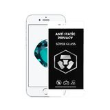 Corcishop Apple İphone Se 2020 Tam Kaplayan Anti Statik Hayalet Süper Cam Ekran Koruyucu - Beyaz