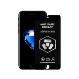 Corcishop Apple İphone Se 2022 Tam Kaplayan Anti Statik Hayalet Süper Cam Ekran Koruyucu - Siyah