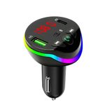 corcishop Araç Bluetooth 5.0 Fm Transmitter Cihazı Araba Müzik Mp3 Çalar Oto Çakmaklık Şarj Aleti