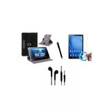Corcishop Codegen Q7 Plus Uyumlu Set Universal Tablet Kılıfı Nano Ekran Koruyucu+Kalem Kulaklık
