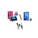 Corcishop Codegen Quantum 94 3G Uyumlu Set Universal Tablet Kılıfı Nano Ekran Koruyucu+Kalem Kulaklık