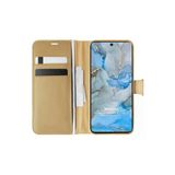 Corcishop General Mobile Gm 22 Plus Kılıf Delux Leather Wallet Gold