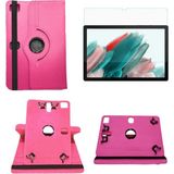 Corcishop Google Nexus 10 P8110 Uyumlu 360°DÖNERLI Unıversal Tablet Kılıfı + Ekran Koruyucu - Mavi