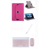 corcishop Hometech Alfa 11BT Uyumlu Kılıf Bluetooth Klavye Dokunmatik Kalem