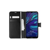 Corcishop Huawei Y7 2019 Kılıf Standlı Kapaklı Korumalı Siyah