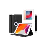 Corcishop Ipad 6 Nesil 9.7 2018 Uyumlu Standlı Deri Tablet Kılıfı + Ekran Koruyucu + Kalem A1893 A1955