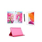 Corcishop Ipad 9.7" Air 2 A1566 / A1567 Kılıf Kabartma Resimli Kılıf + Ekran Koruyucu + Kalem Uyumlu