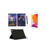 Corcishop Ipad 9.7" Air 2 A1566 / A1567 Uyumlu Kabartma Resimli Kılıf + Ekran Koruyucu + Kalem