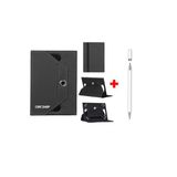 Corcishop İpad Air 2 9.7 2017 Uyumlu Kılıf Universal Standlı + Dokunmatik Tablet Kalem Stylus