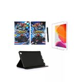 Corcishop Ipad Mini 2 A1489 A1490 A1491 Uyumlu Kabartma Resimli Kılıf + Ekran Koruyucu + Kalem