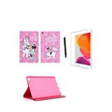 Corcishop Ipad Mini 2 Uyumlu A1489 A1490 A1491 Kılıf Kabartma Resimli Kılıf + Ekran Koruyucu + Kalem