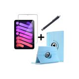 Corcishop Ipad Mini 6 8.3" (A2567,A2568) Uyumlu Dönebilen Tablet Kılıfı + Ekran Koruyucu + Kalem Seti