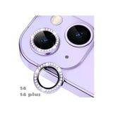 Corcishop Iphone 14 / 14 Plus Uyumlu Taşlı Kamera Koruyucu Taşlı Lens Koruması Suya Darbeye Dayanıklı