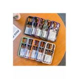 Corcishop İphone 15 Pro Max Uyumlu Kamera Korumalı Açılır Bumper Pencere Standlı Arkası Şeffaf + Lens Koruyucu