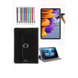 Corcishop Lenovo Tab M8 (2.Nesil) Üniversal 360 Standlı Kılıf + Ekran Koruyucu + Kalem