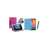 Corcishop Lenovo Tab M8 (2.Nesil) Uyumlu Set Universal Tablet Kılıfı Nano Ekran Koruyucu+Kalem