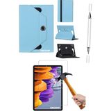 Corcishop Lenovo Tab M8 Hd (2.nesil) TB-8505F Uyumlu 3in1 Set Kılıf Kalem Ekran Koruyucu - Turkuaz
