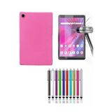 Corcishop Lenovo Tab M8 Tb-8505F 8 Inç Za5g0100tr Silikon Tablet Kılıfı + Nano Ekran Koruyucu + Kalem