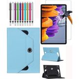 Corcishop Nubia Red Magic Nova Uyumlu Universal Dönerli Standlı Kılıf + Ekran Koruyucu + Kalem - Turkuaz