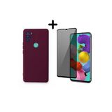 Corcishop Omix X500 Lansman Içi Kadife Telefon Kılıfı Ve Hayalet Tam Kaplayan Cam Ekran Koruyucu