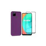 Corcishop Oppo Realme C25y Kılıf Esnek Ince Soft Tasarım Dayanıklı Kılıf Ve Tam Kaplayan Ekran Koruyucu