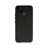 Corcishop Oppo Realme C25y Kılıf Siyah Renk First Yumuşak Kamera Korumalı Esnek Silikon Kapak