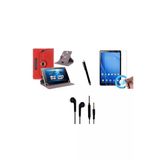 Corcishop Redeer M7s Uyumlu Set Universal Tablet Kılıfı Nano Ekran Koruyucu+Kalem Kulaklık