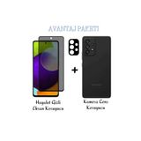 Corcishop Samsung Galaxy A73 Hayalet Gizli Cam Ekran Koruyucu Ve Kamera Lens Koruyucu