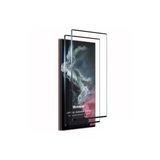 Corcishop Samsung Galaxy S22 Ultra Crystal Seramik Nano Ekran Koruyucu Siyah (2 Adet)