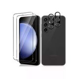 Corcishop Samsung Galaxy S23 Fe Kırılmaz Ekran Koruyucu Cam + Kamera Koruyucu