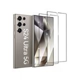 Corcishop Samsung Galaxy S24 Ultra 6.8' Ekran Koruyucu Cam Full Kaplama Düz Tempered Glass Screen Zırh