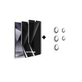 Corcishop Samsung Galaxy S24 Ultra Privacy (Hayalet) Görünmeyen Gizli Ekran Nano + Kamera Lens Koruyucu