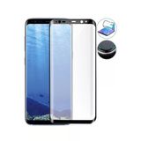 Corcishop Samsung Galaxy S8 9D Tam Kaplayan Kavisli Şeffaf Polymer Nano Esnek Ekran Koruyucu