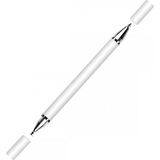 Corcishop Samsung Galaxy Tab A6 Kılıf T280 7" 2 In 1 Stylus Özel Tasarım ve Çizim Kalemi - Beyaz