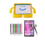 Corcishop Samsung Galaxy Tab A6 Kılıf T280 7" Karakter Ibuy Silikon Kılıf 3Lü Set