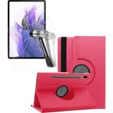 Corcishop Samsung Galaxy Tab S8 SM-X700 11 Inç Kılıf + Ekran Koruyucu - Pembe
