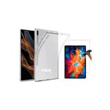 Corcishop Samsung Galaxy Tab S8 Ultra Wi-Fi Sm-X900 Kılıf Şeffaf Silikon Kılıf + Nano Ekran Koruyucu + Kalem