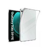 Corcishop Samsung Galaxy Tab S9 Fe 10.9 Inç Uyumlu Kılıf Şeffaf Köşe Korumalı Darbeye Dayanıklı Tablet Kapak