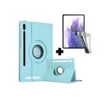 Corcishop Samsung Galaxy Tab S9 Fe Sm-X510 10.9 İnç Kılıf 360 Dönen Kapaklı Standlı + Ekran Koruyucu