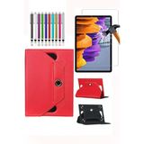 Corcishop Sony Xperia Z3 Tablet Compact Universal 360 Dönerli Standlı Kılıf Kılıf + Ekran Koruyucu + Kalem