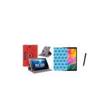 Corcishop Sony Xperia Z3 Tablet Compact Uyumlu Set Universal Tablet Kılıfı Nano Ekran Koruyucu+Kalem