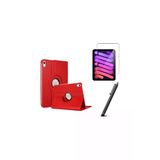 Corcishop Uyumlu Ipad Mini 7 2024 A17 Pro/Mini 6 2021 Kılıf Uyumlu 360° Dönerli Tablet Kılıfı 3Lü Set
