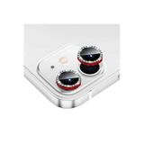 Corcishop Uyumlu Iphone 11 Kamera Lens Koruyucu Tam Koruma Sıvı Dayanıklı Renkli Taşlı 6D
