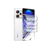 Corcishop Xiaomi Redmi Note 12 5G Uyumlu Şeffaf Esnek Nano Ekran Koruyucu Cam Flexiple Royal 9H Temperli