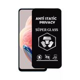 Corcishop Xiaomi Redmi Note 12 Tam Kaplayan Anti Statik Hayalet Süper Cam Ekran Koruyucu